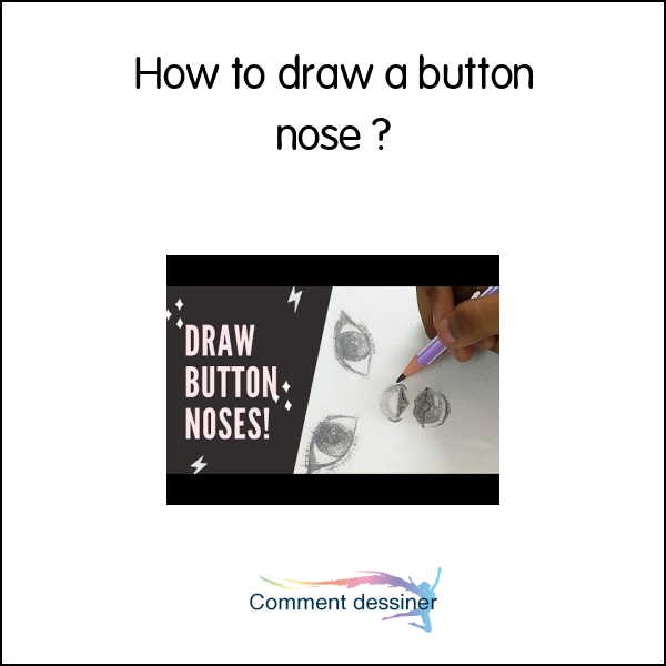 How to draw a button nose